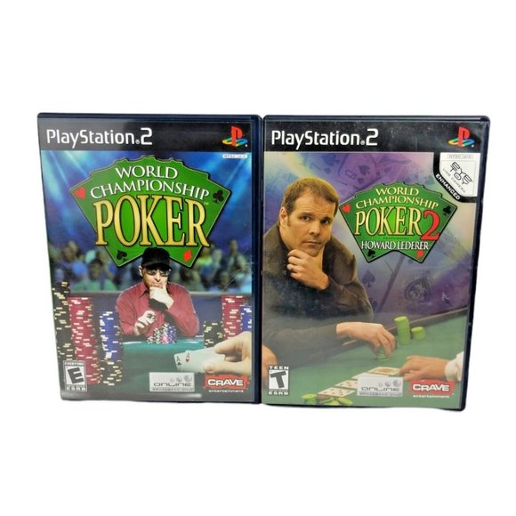 Crave World Championship Poker 1 and 2 Bundle (Sony PlayStation 2, 2004) 100% - Picture 1 of 7
